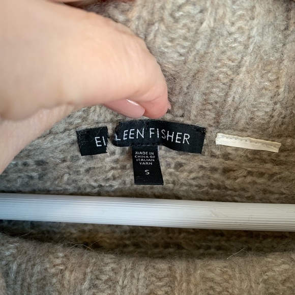 EILEEN FISHER Alpaca Wool Tunic Sweater - Picture 4 of 8